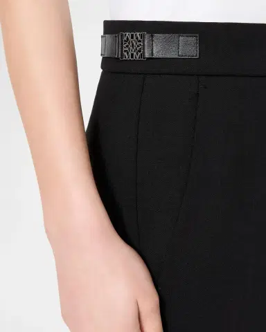 Max Mara Waist Strap Straight-Leg Ankle Trousers | Thumbnail 5