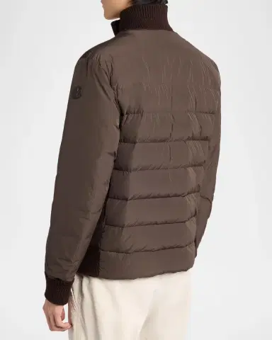 Moncler Men's Urvalis Hybrid Down Blouson Jacket | Thumbnail 3 Moncler Men's Urvalis Hybrid Down Blouson Jacket | Thumbnail 3