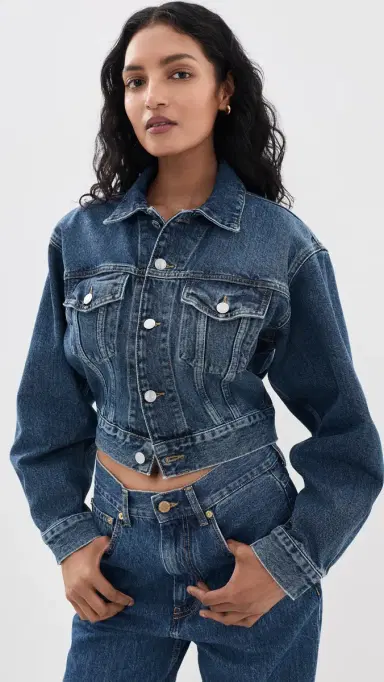 RE/DONE A Frame Denim Jacket SONOA INDIGO | Thumbnail 2 RE/DONE A Frame Denim Jacket SONOA INDIGO | Thumbnail 2