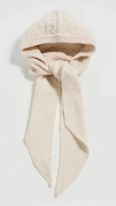 Hat Attack Cable Hooded Scarf | Thumbnail 2