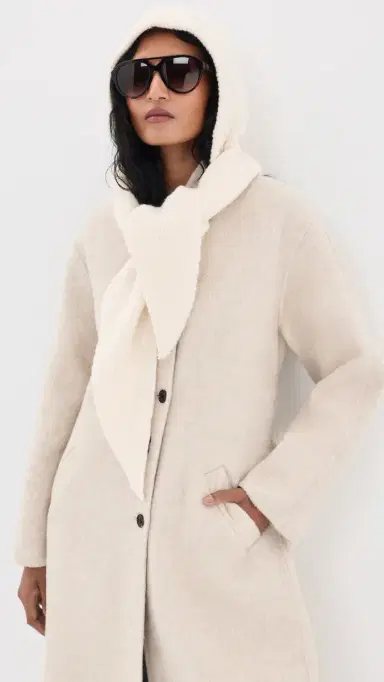 Hat Attack Cable Hooded Scarf | Thumbnail 3