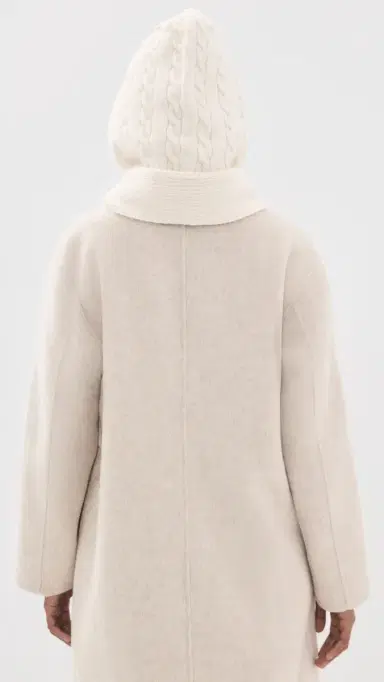 Hat Attack Cable Hooded Scarf | Thumbnail 4