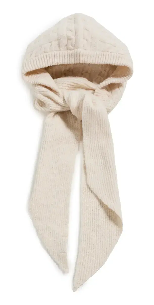 Hat Attack Cable Hooded Scarf One Size