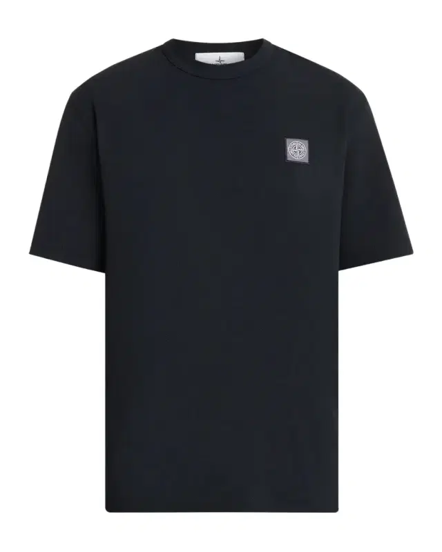 Stone Island Men's Cotton Compass Label Crewneck T-Shirt