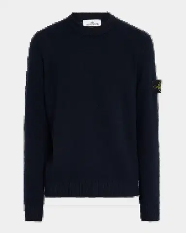 Stone Island Men's Wool Crewneck Sweater | Thumbnail 2