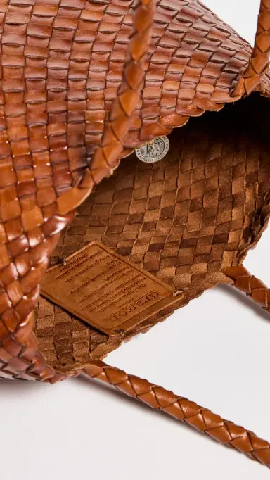 Dragon Diffusion Santa Croce Big Tote Tan One Size | Thumbnail 6 Dragon Diffusion Santa Croce Big Tote Tan One Size | Thumbnail 6
