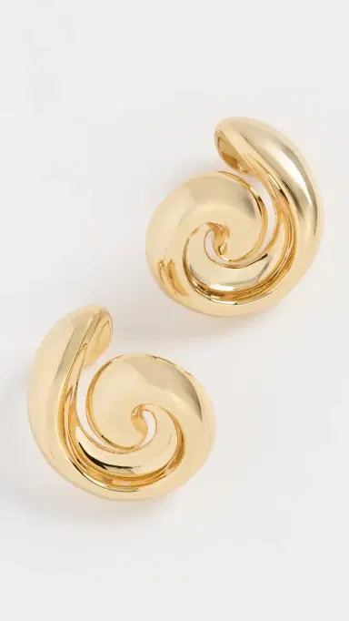 Jenny Bird Gio Earrings High Polish Gold One Size | Thumbnail 2