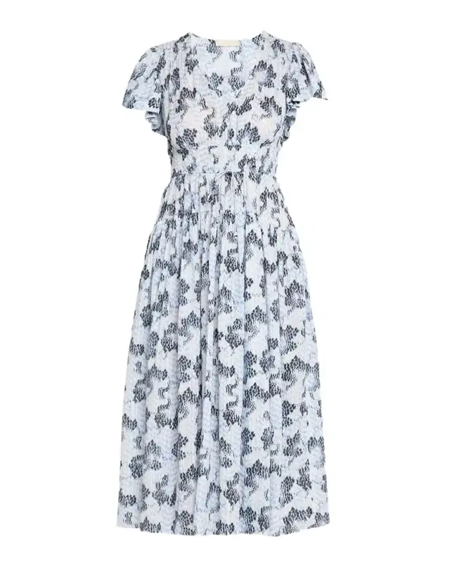 Ulla Johnson Lyria Printed Cotton Midi Dress