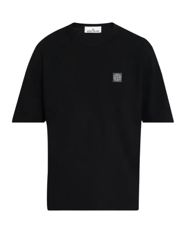 Stone Island Men's Cotton Compass Label Crewneck T-Shirt