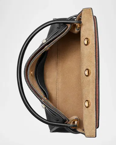 Tory Burch Lee Radziwill Petite Leather Top Handle Bag | Thumbnail 4