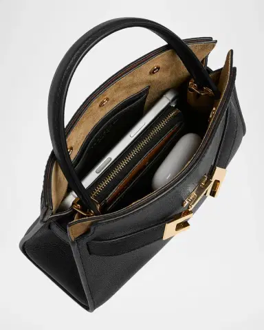 Tory Burch Lee Radziwill Petite Leather Top Handle Bag | Thumbnail 7