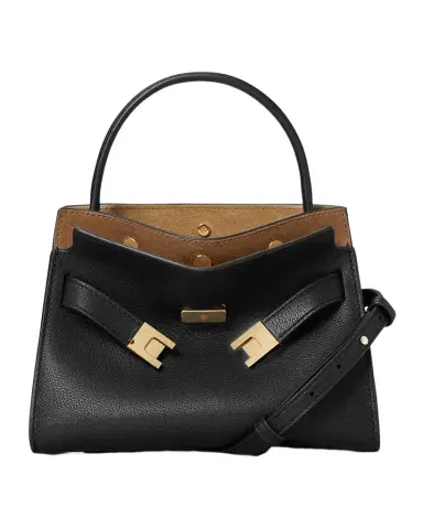 Tory Burch Lee Radziwill Petite Leather Top Handle Bag | Thumbnail 1