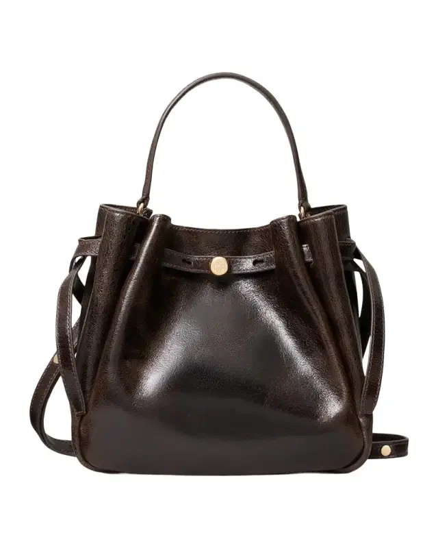 Tory Burch Romy Distressed Suede Bucket Bag