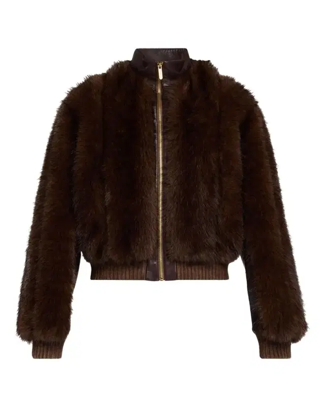 Zimmermann Valiant Faux Fur Bomber Jacket