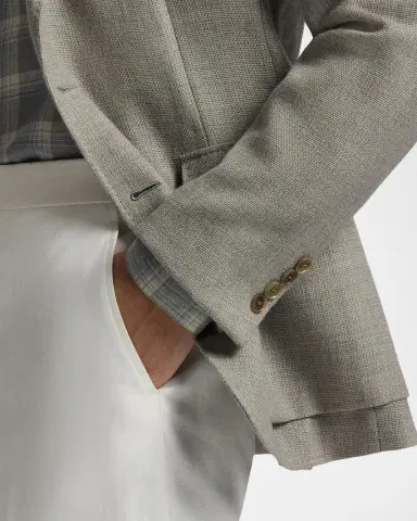 Ralph Lauren Purple Label Men's Hadley Hand-Tailored Textured Single-Breasted Sport Coat | Thumbnail 6