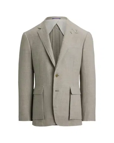 Ralph Lauren Purple Label Men's Hadley Hand-Tailored Textured Single-Breasted Sport Coat | Thumbnail 1