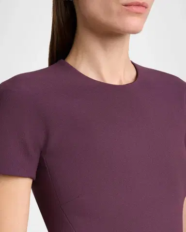 Victoria Beckham Fitted Wool Midi Dress | Thumbnail 5 Victoria Beckham Fitted Wool Midi Dress | Thumbnail 5