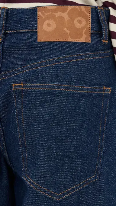 Marimekko Maridenim Loose Mini Unikko Jeans | Thumbnail 6 Marimekko Maridenim Loose Mini Unikko Jeans | Thumbnail 6