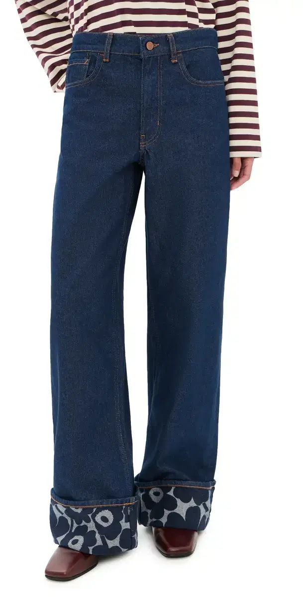 Marimekko Maridenim Loose Mini Unikko Jeans