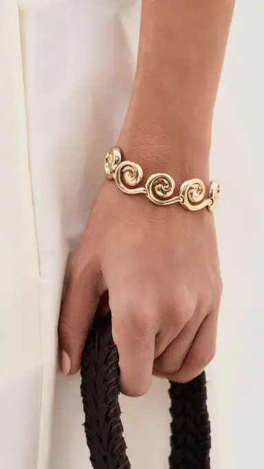 Jenny Bird Nico Bracelet High Polish Gold One Size | Thumbnail 3
