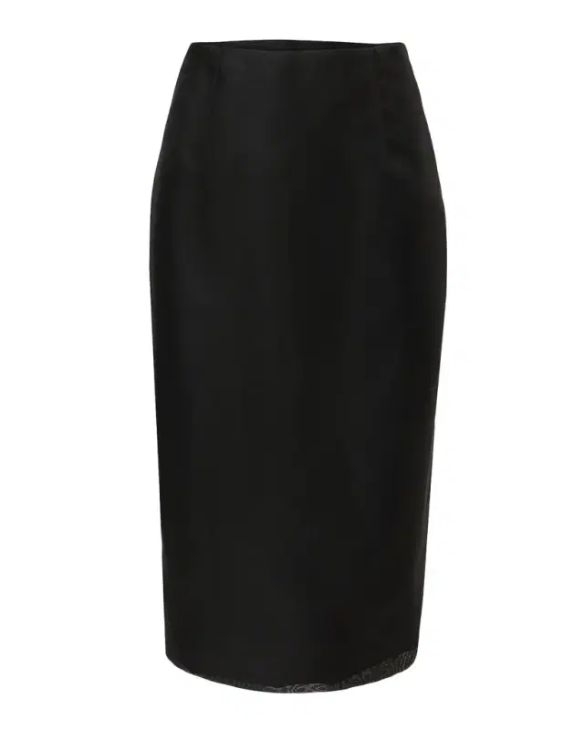 Carolina Herrera Silk Knee Length Skirt