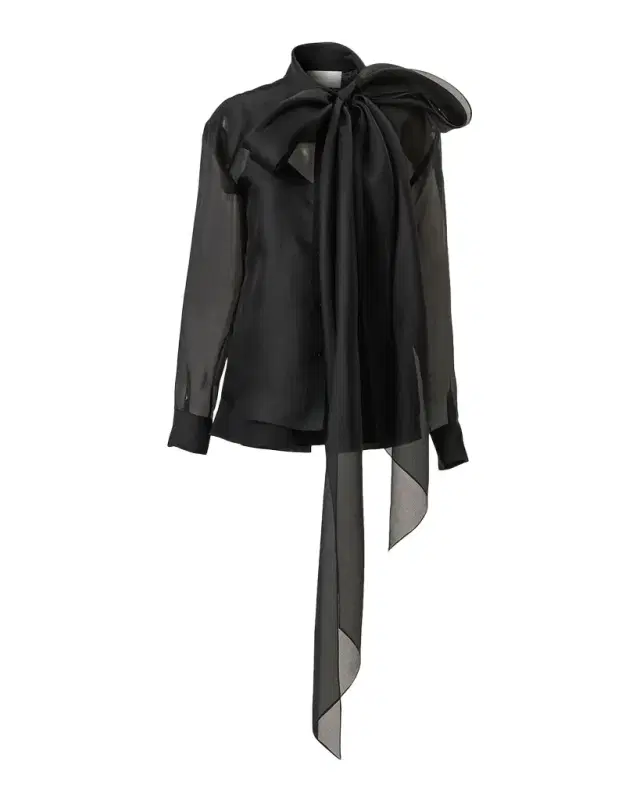 Carolina Herrera Bow Button-Front Silk Shirt