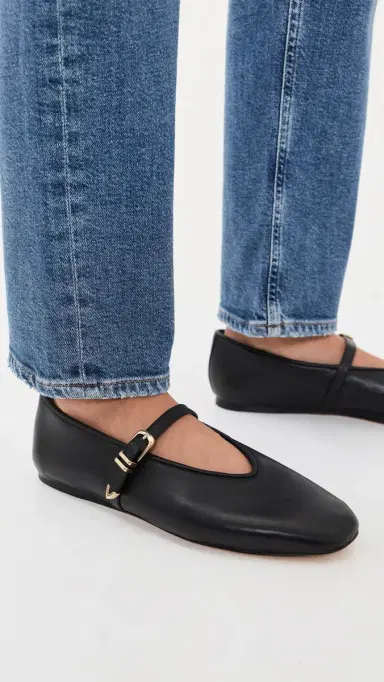 Favorite Daughter Margot Flats Black | Thumbnail 3