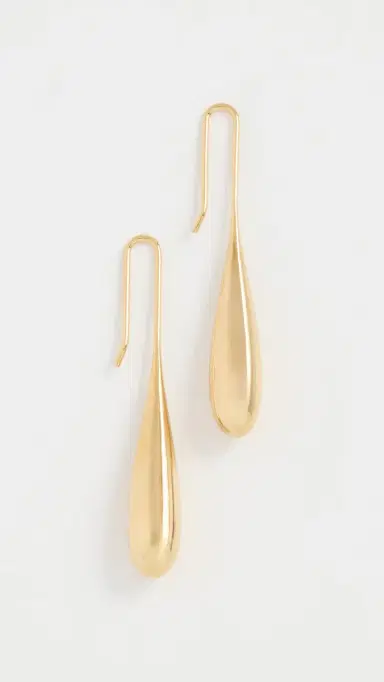 LIÉ STUDIO The Evelyn Earrings Gold One Size | Thumbnail 2