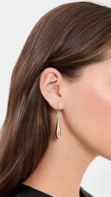 LIÉ STUDIO The Evelyn Earrings Gold One Size | Thumbnail 3