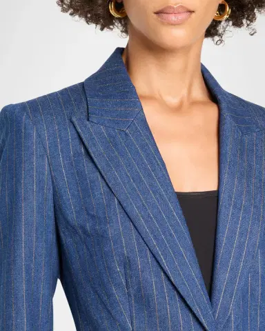 Veronica Beard Naira Striped Dickey Jacket | Thumbnail 5 Veronica Beard Naira Striped Dickey Jacket | Thumbnail 5