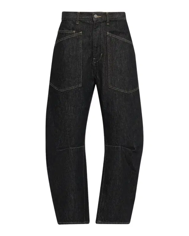Nili Lotan Shon Barrel-Leg Denim Jeans