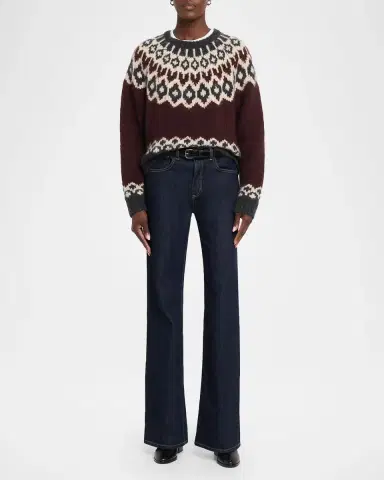 Nili Lotan Isaline Fair Isle Cashmere Sweater | Thumbnail 2