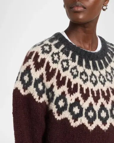 Nili Lotan Isaline Fair Isle Cashmere Sweater | Thumbnail 5