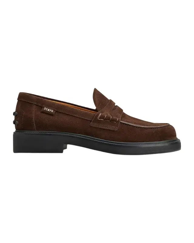 Men's Suede Mocassin Penny Loafers