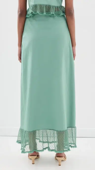Peixoto Odette Maxi Skirt Eucalyptus | Thumbnail 3 Peixoto Odette Maxi Skirt Eucalyptus | Thumbnail 3