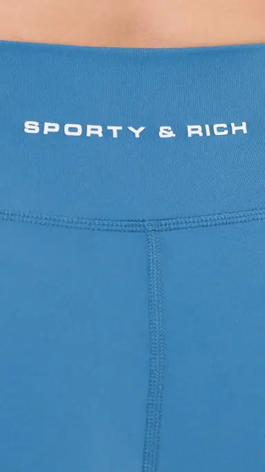 Sporty & Rich Bold ogo Full eggings Dusty Blue White | Thumbnail 6 Sporty & Rich Bold ogo Full eggings Dusty Blue White | Thumbnail 6