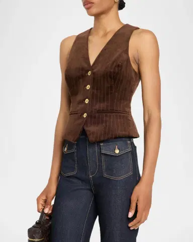 Ramy Brook Noelle Striped Vest | Thumbnail 4 Ramy Brook Noelle Striped Vest | Thumbnail 4