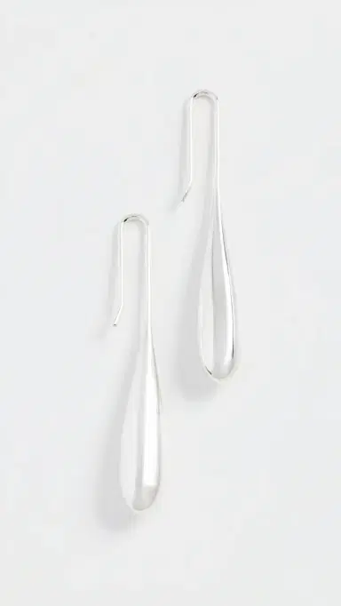 LIÉ STUDIO The Evelyn Earrings Silver One Size | Thumbnail 2
