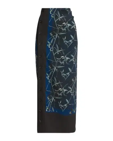 Proenza Schouler Anais Floral-Print Button-Side Midi Skirt | Thumbnail 1
