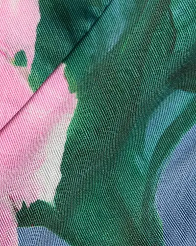 Kay Unger New York Luciana Satin Floral Column Gown | Thumbnail 6 Kay Unger New York Luciana Satin Floral Column Gown | Thumbnail 6