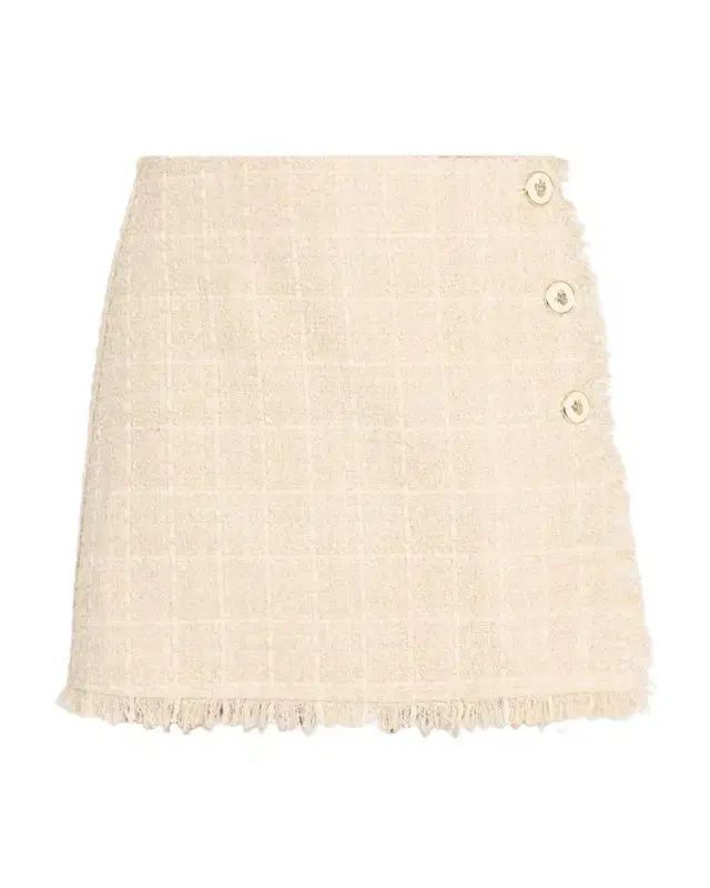 Ramy Brook Tweed Wrap Mini Skirt