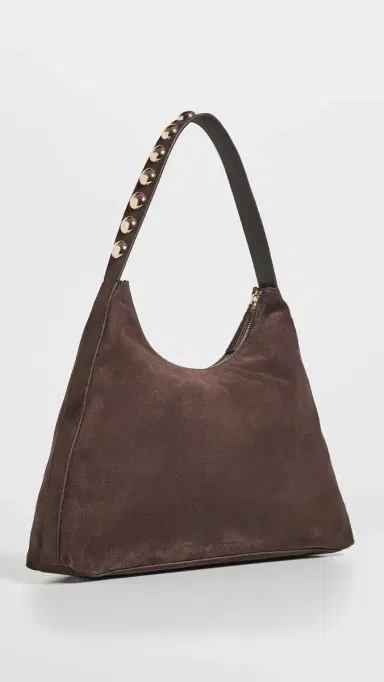 Loeffler Randall Stassie Studded Slouchy Suede Shoulder Bag Tmoro One Size | Thumbnail 4 Loeffler Randall Stassie Studded Slouchy Suede Shoulder Bag Tmoro One Size | Thumbnail 4