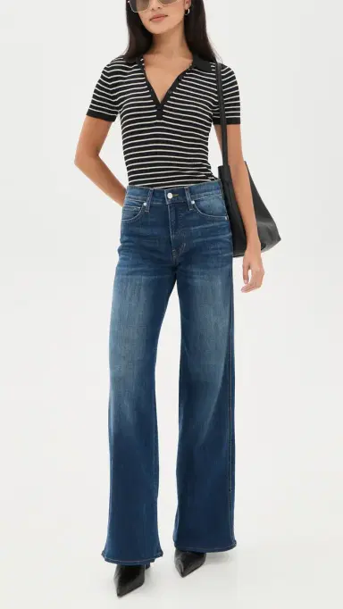 Veronica Beard Jean Taylor Wide Jeans North Star | Thumbnail 5