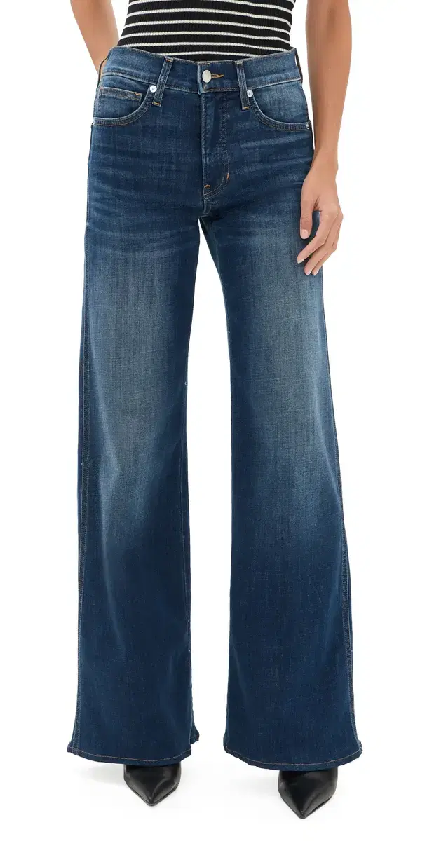 Veronica Beard Jean Taylor Wide Jeans North Star