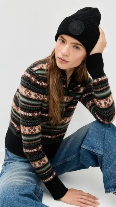 Canada Goose Arctic Toque Beanie Black/Black One Size | Thumbnail 3