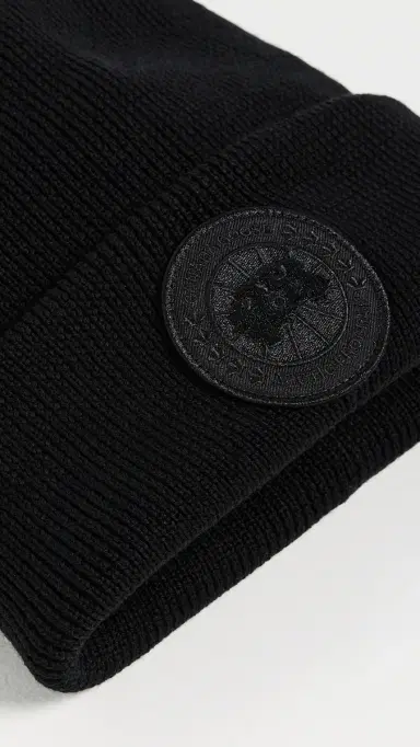 Canada Goose Arctic Toque Beanie Black/Black One Size | Thumbnail 5