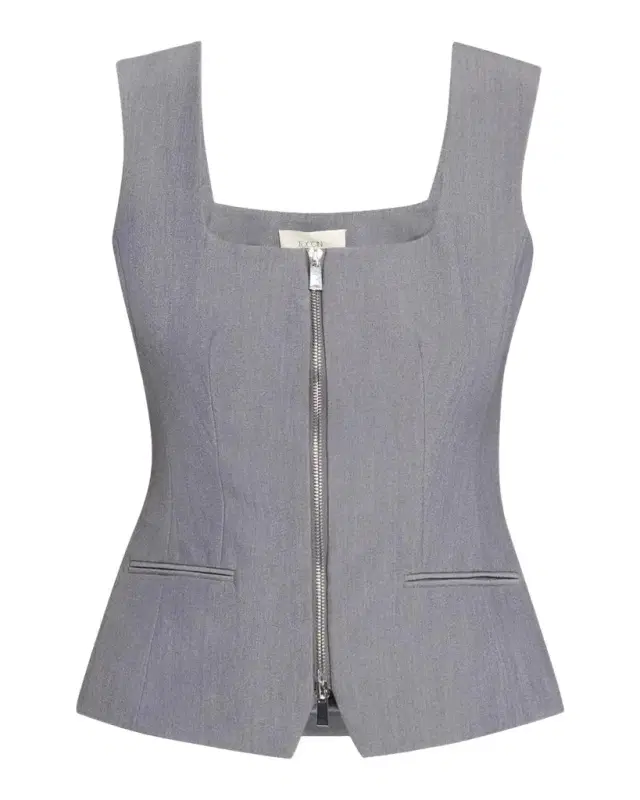 Toccin Yara Sleeveless Zip-Front Vest