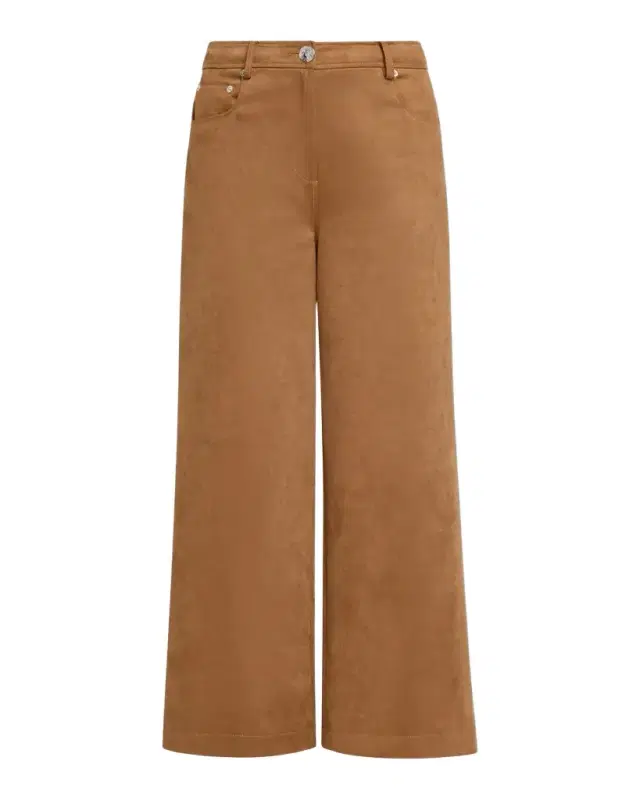 Toccin Blaire Cropped Wide-Leg Weekend Pants