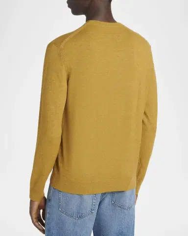 Zegna Men's Cashmere Crewneck Sweater | Thumbnail 3