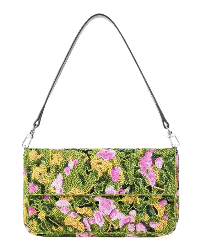 Staud Timmy Beaded Convertible Clutch Bag